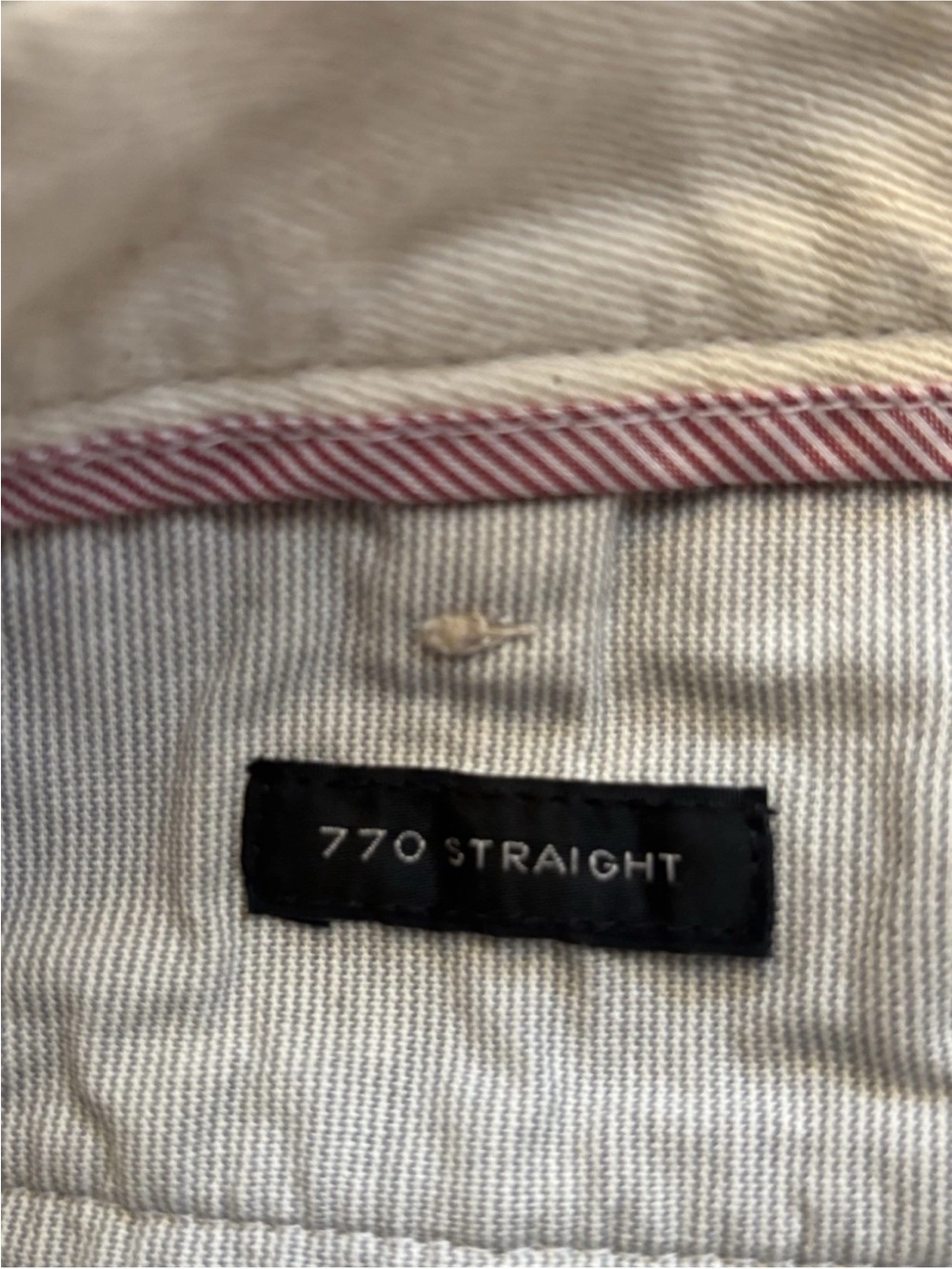 J.Crew 770 Chino Pants Mens 38x32 Khaki Straight Casual Work - Picture 4 of 7